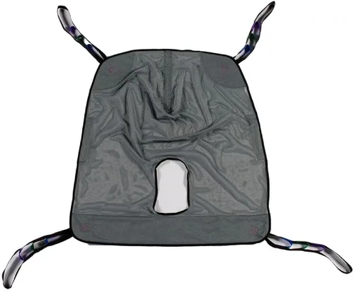 Vista 9 de Patient Aid Eslinga cómoda de cuerpo completo – Tela de malla fácil de lavar para baño y aseo – Cómodo levantamiento seguro para personas mayores