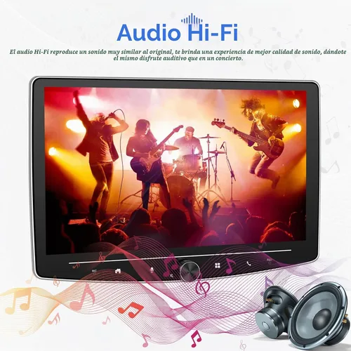 Vista 4 de [4G+64G] 10 pulgadas Android Solo DIN Pantalla Táctil Estéreo Carplay Radio
