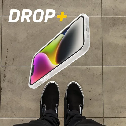 Vista 6 de OtterBox Funda para iPhone 14 Plus Symmetry Series: transparente, ultra elegante, compatible con carga inalámbrica, bordes elevados que protegen