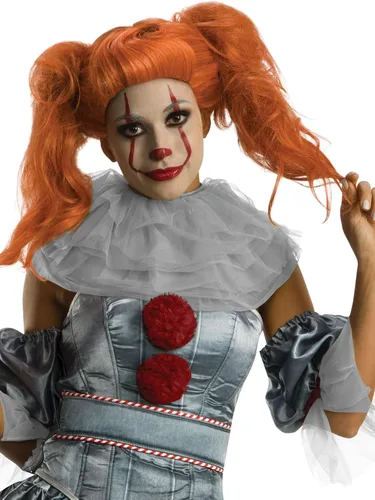 Vista 2 de Rubies IT Movie: Pennywise Costume for Adults, Women's Medium
