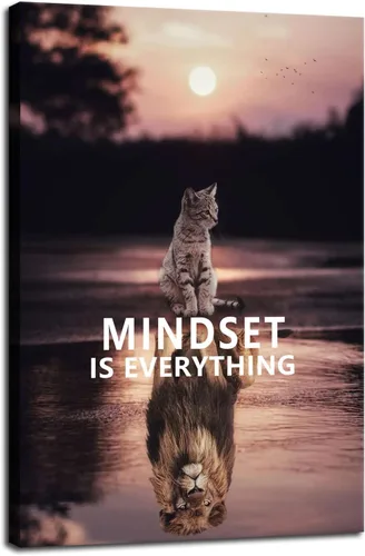 Vista 55 de Lienzo inspirador para pared, póster inspirador de águila animal, emprendedor, cita positiva, ilustración, decoración de oficina, marco de regalo