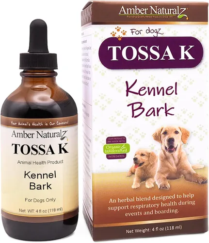 Vista 9 de AMBER NATURALZ - TOSSA K - Corteza de perrera - para Dogz - 1 onza Maintains normal lung & respiratory function. Promotes a healthy canine immune