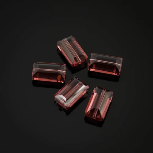Vista 3 de 25 piezas Adabele cuentas austriacas de cristal facetado de 14 mm, rectangulares sueltas, amatista, compatibles con cristales Swarovski Preciosa