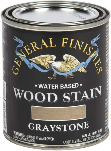 Vista 48 de General Finishes - Tinte para madera a base de agua, 1 cuarto de galón, cereza negra