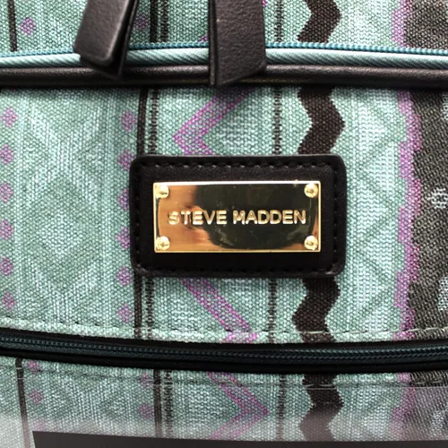 Vista 8 de Steve Madden Colección de equipajes de diseñador, 3 piezas Softside expansible ligero, juego de viaje incluye bolsa debajo del asiento, 20 pulgadas