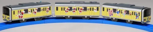 Vista 3 de Plarail SC-08 Tobu 50050 Tipo Crayon Shin-chan Envoltura Tren