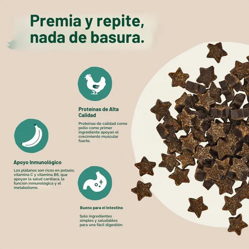 Vista 4 de Jinx Paquete de golosinas de entrenamiento para perros, carne de res y pollo, 4 onzas cada una