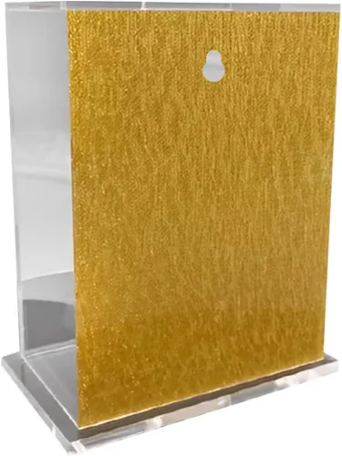Vista 3 de A granel de 32 cajas de exhibición transparentes con fondo brillante, sobres de acrílico modernos y multiusos para manualidades, caridad, monedas