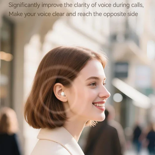 Vista 6 de Paquete de 2 auriculares Bluetooth ultra mini 2026, impermeables, invisibles, inalámbricos, Bluetooth 5.4, 2 pares de mini auriculares