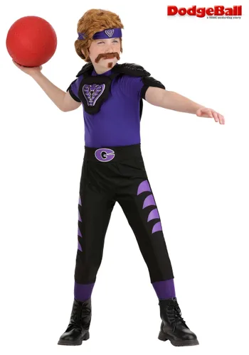 Vista 11 de Disfraz para niño Cobra Púrpura de Dodgeball Multicolor