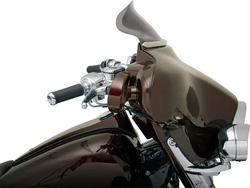 Vista 9 de Klock Werks parabrisas para motocicleta, 3.5 pulgadas, color negro para FLH 1996-2013