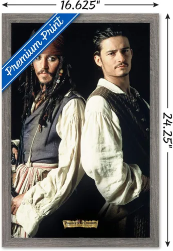 Vista 6 de Trends International Disney Pirates of the Caribbean: The Curse of the Black Pearl - Póster de pared dúo, 14.725 x 22.375 pulgadas, versión