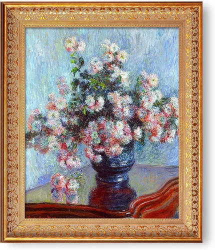 Vista 56 de A&T ARTWORK Antibes Seen from The Salis Gardens de Claude Monet Las Obras de Arte Clásico Mundial Reproducciones, Impresiones de Arte en Lienzo