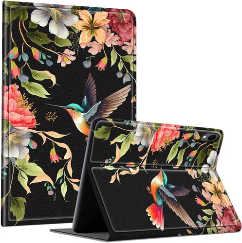 Vista 49 de Slim Case for Samsung Galaxy Tab S10 Lite / S10 FE / S9 FE 10.9" & Galaxy Tab S9 11", Multi-Angle Stand PU Leather Smart Folio Cover with Soft TPU