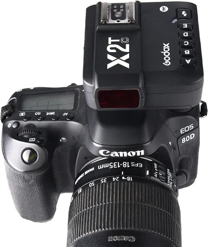 Vista 8 de Godox X2T-C TTL Disparador de flash inalámbrico para Canon, conexión Bluetooth HSS 1/8000s compatible con controlador de aplicación iOS/Android