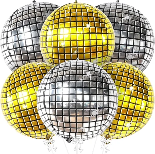 Vista 11 de KatchOn, Globos a cuadros blancos y negros de 22 pulgadas, paquete de 6, globos de carreras para decoraciones de cumpleaños emotivos, globos