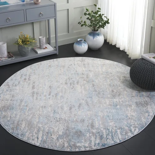 Vista 11 de SAFAVIEH Lagoon Collection - Alfombra de pasillo, 2 pies 2 pulgadas x 8 pies, beige y gris, diseño abstracto moderno, no desprende pelusa y de fácil