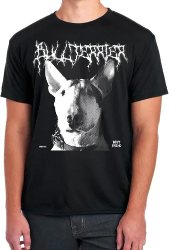 Vista 3 de Camiseta y calcomanía Death Metal Camisetas con perros en ellos para amantes de los perros, hombres y mujeres, camisetas para papás y madres