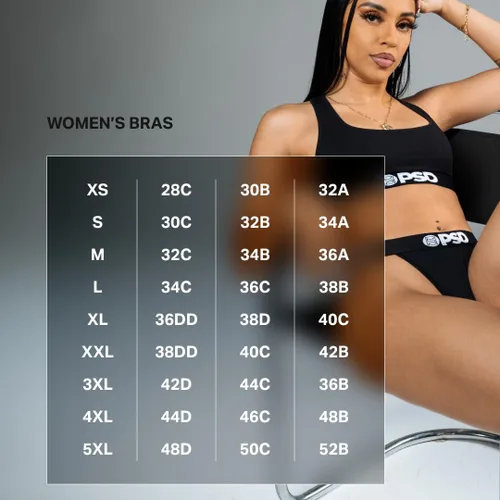 Vista 5 de PSD Hey Arnold - Brasier deportivo para mujer, con espalda cruzada, con tela de microfibra transpirable