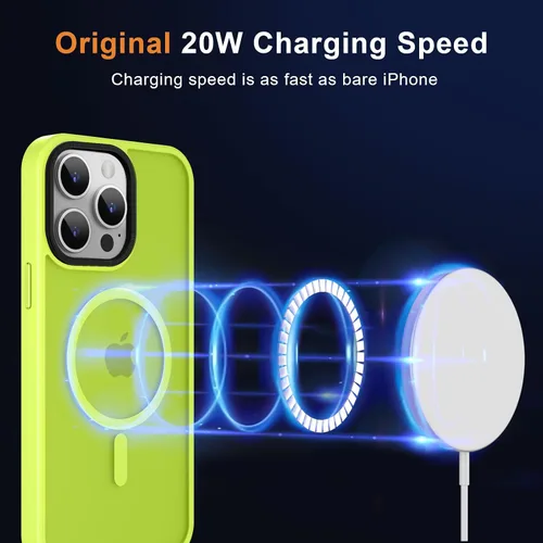 Vista 48 de MOCCA - Funda magnética resistente para iPhone XR de 6.1 pulgadas, compatible con MagSafe, funda con protección contra caídas de grado militar