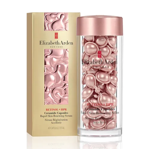 Vista 12 de Cápsulas de suero facial de retinol + HPR de ceramidas de Elizabeth Arden, tratamiento de líneas finas y arrugas, renovación rápida de la piel