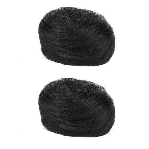 Vista 23 de 2 extensiones de moño de cabello, accesorio de peluca, extensiones de cabello rizado y ondulado, extensiones de cabello recogido, extensión de moño