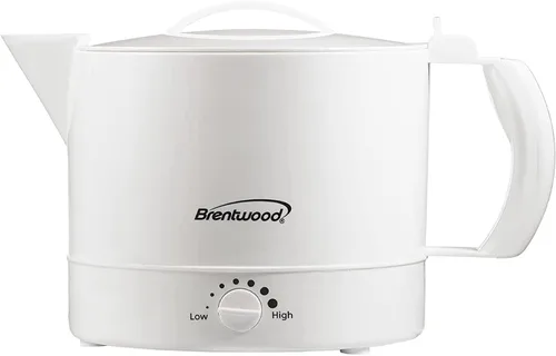 Vista 6 de Brentwood Hervidor eléctrico olla caliente libre de BPA, 32 oz, color blanco