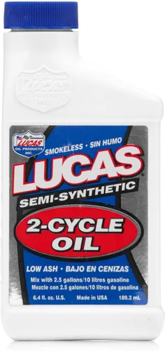 Vista 7 de Aceite semisintético de 2 ciclos, de la marca Lucas Oil