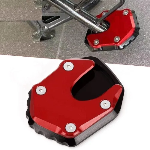 Vista 2 de SCUUBE Para Honda NC750X NC 750X NC750 X 2021 2022 2023 Motocicletas Kickstand Soporte lateral Soporte Ampliador Placa Extensión de placa de soporte