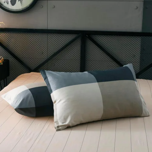 Vista 295 de mixinni Juego de funda de edredón vintage a rayas, tamaño twin, juego de ropa de cama de 3 piezas, 100% algodón lavado, suave y transpirable, funda