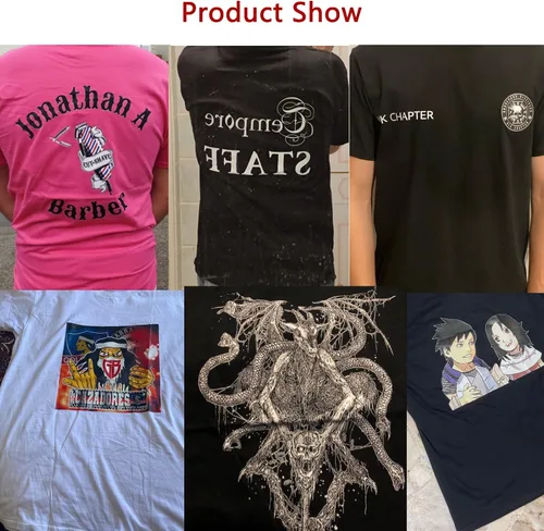 Vista 5 de Camisetas personalizadas para hombresmujeres Diseña tu propia camisa Añadir textoimagenlogotipo Camiseta de algodón personalizada con foto impresa