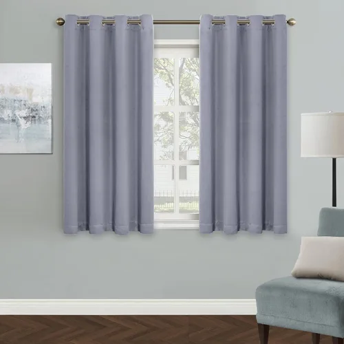 Vista 34 de MYSKY HOME Cortinas Aqua para Armario para Entrada Cortina Opaca para Puerta para Sala de Estar Cortina Oscurecedora de Habitación con Ojales