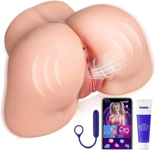 Vista 12 de BIG SHOCKED Coño de bolsillo para hombres – Juguetes sexuales masculinos masturbadores masculinos juguetes realistas para adultos, muñeca sexual