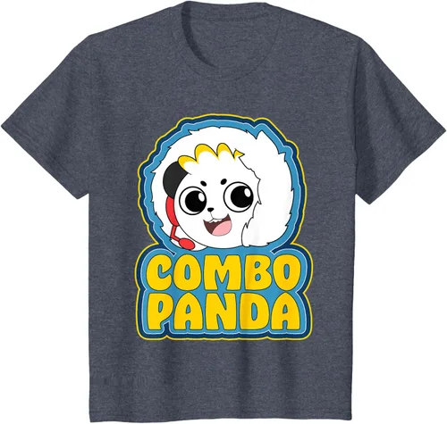 Vista 69 de Ryan's World Arctic Adventures Combo Panda Camiseta, Azul / Patchwork, S Azul Marino
