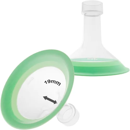 Vista 14 de Nenesupply Insertos de 0.591 in y bridas flexibles de 0.945 in compatibles con extractor de leche Lansinoh de repuesto para bridas Lansinoh de 0.591