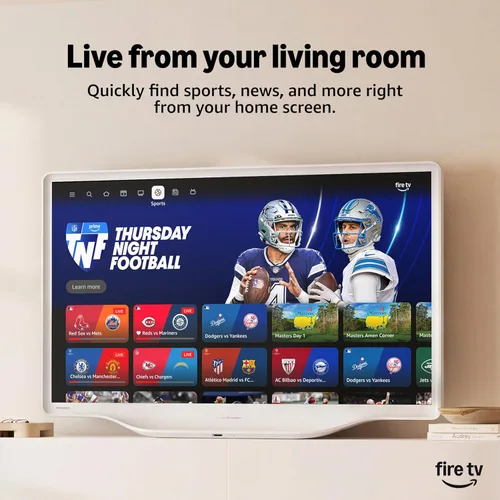 Vista 13 de Hisense Serie S5 DécoTV QLED FHD Smart Fire TV de 32 pulgadas (32S5QF, modelo 2025) - Ajuste versátil, color Hi-QLED, diseño inspirado en el arte
