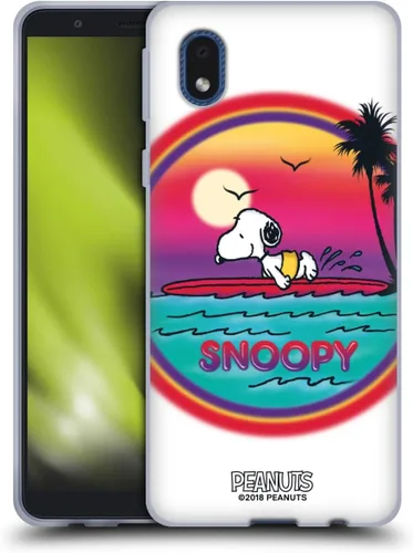 Vista 292 de Head Case Designs Officially Licensed Peanuts Beach Surf Snoopy Boardwalk Airbrush Gel Case [Military Grade Protection] Compatible with Google Pixel