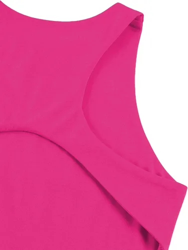 Vista 5 de Remidoo Body de leotardo sin mangas con cuello redondo y corte alto para mujer