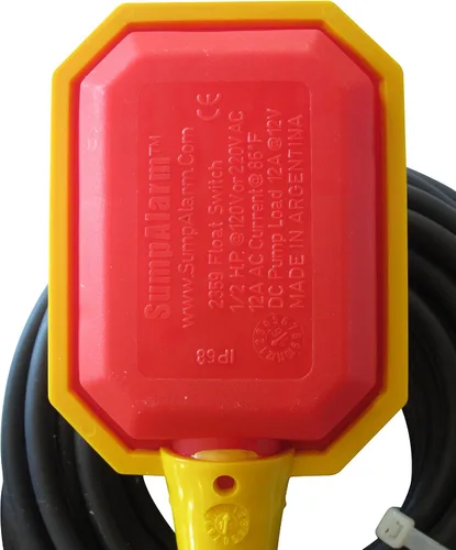 Vista 3 de Sump Alarm Alarma de agua alta para bomba de sumidero y agua séptica, alarma acústica de 90 dB resistente a la intemperie con interruptor