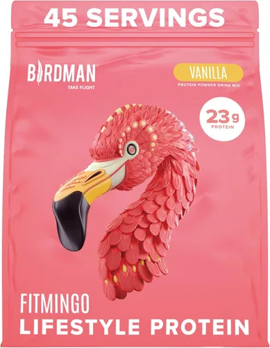 Vista 11 de BIRDMAN Fitmingo Proteína vegana en polvo con inositol, potenciadores de colágeno, ácido hialurónico y vitaminas Bajo en carbohidratos, sin