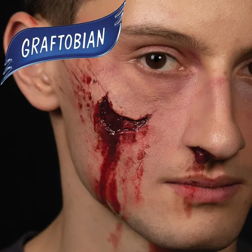 Vista 4 de Graftobian - sangre en gel, botella de 1 onza