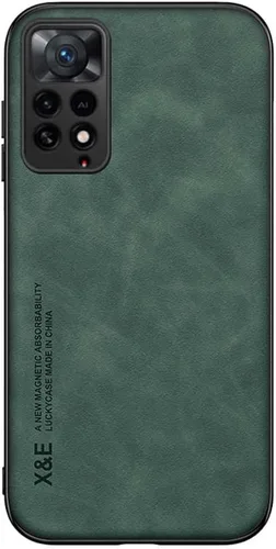 Vista 6 de Kepuch Silklike Funda para Redmi Note 11 Pro/Note 11E Pro 5G - Cubierta Parachoques Placa de Metal Incorporada para Redmi Note 11 Pro/Note 11E Pro