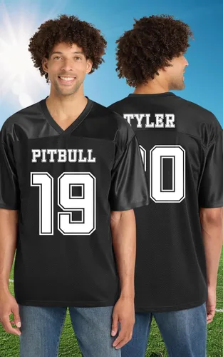 Vista 3 de Camiseta de fútbol personalizada para hombre, nombre y número de jugador de equipo, camiseta de malla transpirable