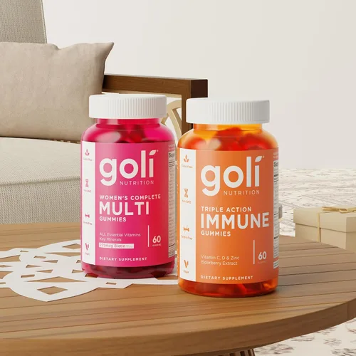 Vista 8 de Goli Gomitas de vitaminas inmunológicas, 60 unidades, saúco, vitamina C, D y zinc, veganas, sin OMG, sin gluten y sin gelatina, paquete de 1