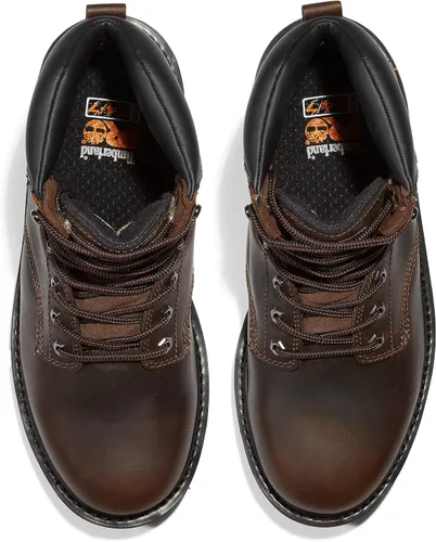 Vista 5 de Timberland PRO Pit Boss - Botas de trabajo con punta suave para hombre de 6 pulgadas