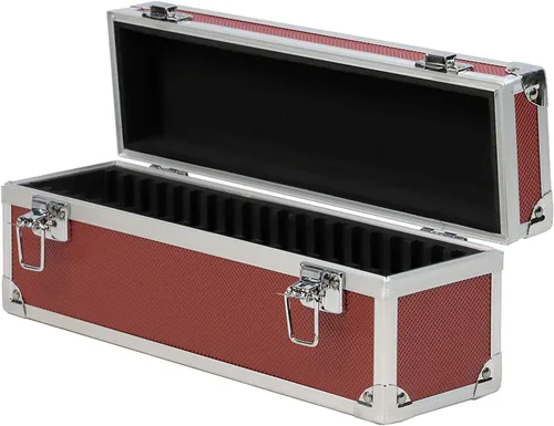 Vista 21 de Ursae Minoris Elite - Caja de aluminio negra para 12 portamonedas de estilo certificado o certificado NGC, PCGS, ANACS, Elite, Lighthouse, BCW Negro