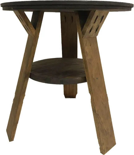 Vista 4 de Mesa auxiliar de ajedrez para decoración de sala de estar, mesa auxiliar pequeña