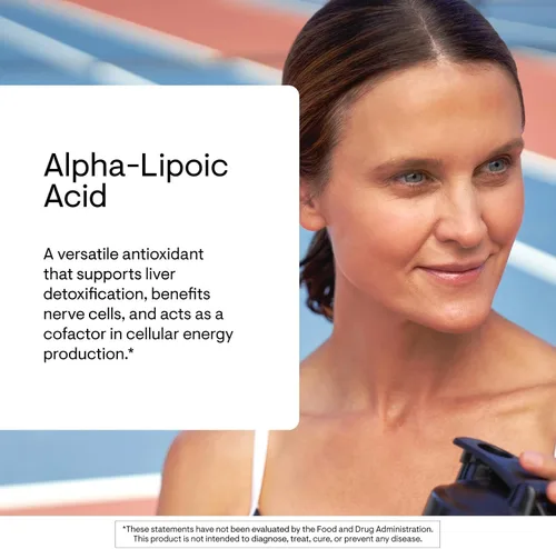 Vista 3 de THORNE - Ácido alfa lipoico - Proporciona apoyo antioxidante - Apoya la desintoxicación hepática y la salud nerviosa, ocular, metabólica y hepática*