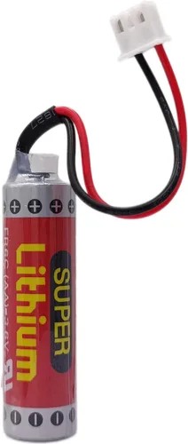 Vista 4 de (10 unidades) 1800mAh ER6C 3.6V PLC Batería AA compatible con ER6C para FX F2-40BL PLC