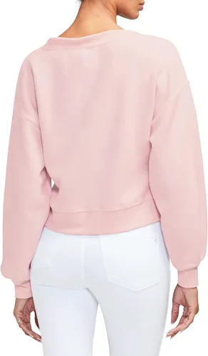 Vista 3 de Wildfox Sudadera con cuello en V cobalto para mujer